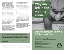 Why am I left in the waiting room?