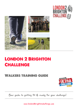 16 London 2 Brighton Challenge walkers training new