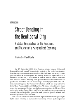 Street Vending in the Neoliberal City