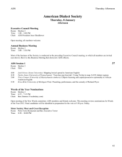 Here`s - Linguistic Society of America