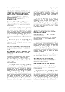 preparation and characterization of ceramic and pharmaceutical