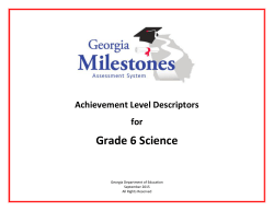 Grade 6 Science