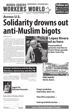 MAY DAY - Workers World