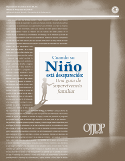 Cuando su Ni&ntilde;o est&aacute; desaparecido