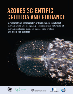 azores scientific criteria and guidance