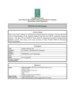 This course offers students an introduction to fourth generation