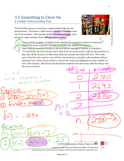 3.5 Something to Chew On