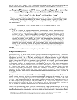 An Integrated Contextual and Web-based Issue Quest Approach to