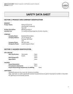 SDS - Gamblin Artists Colors