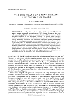 the soil clays of great britain