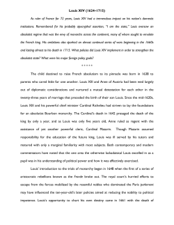 Louis XIV - Cloverleaf Local Schools