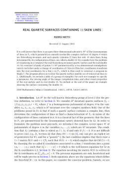 real quartic surfaces containing 16 skew lines