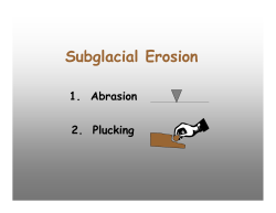 Subglacial Erosion