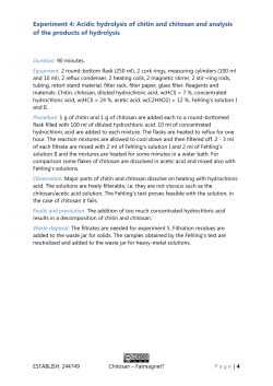 Acidic hydrolysis of chitin and chitosan and analysis of the products