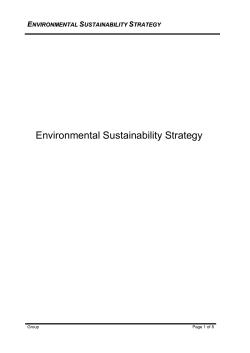 Environmental Sustainability Strategy