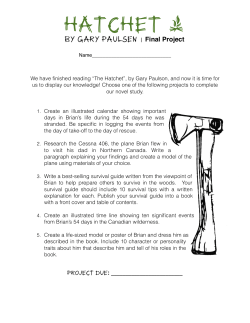 Hatchet Final Projects