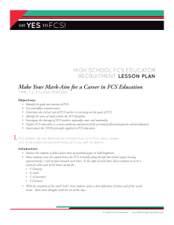 Make Your Mark-Aim for a Career in FCS Education