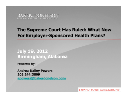 The Supreme Court Has Ruled: What Now For Employer