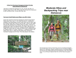 Moderate Hikes Near Damascus