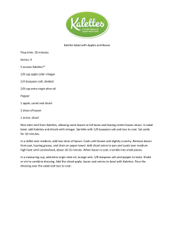 Apple kalettes salad