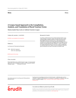 A Corpus-based Approach to the Compilation, Analysis, and