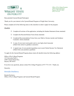 Date: November 2007 - Wright State University