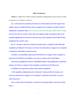 SB69 Proposed Amendment Final Office of Governor Brian Sandoval