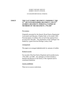 T-Z - Exploring Surrey`s Past