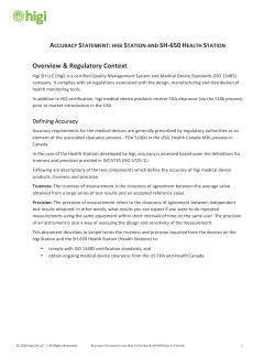 Accuracy Statement-Higi Station-all models -V1- 2016-02-16