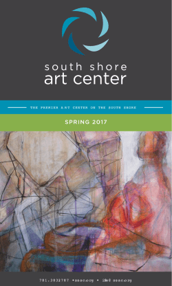 brochure&mdash;pdf - South Shore Art Center