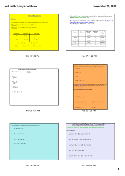 PDF Intro to polys