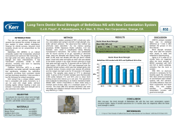Long-Term Dentin Bond Strength of BelleGlass NG with New