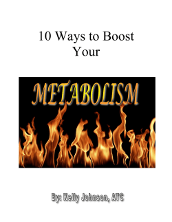 Metabolism Booster E Book