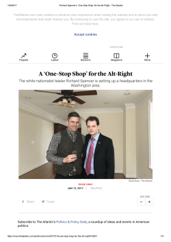 Spencer and Jorjani - Searchlight Magazine