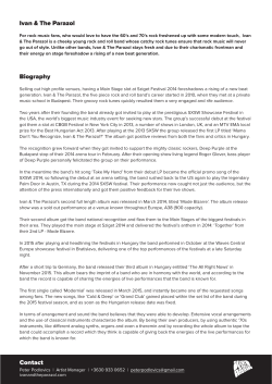 Press Kit - Ivan and the Parazol