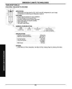 EMERSON CLIMATE TECHNOLOGIES