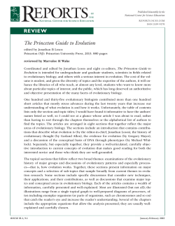 review - Reports of the National Center for Science Education