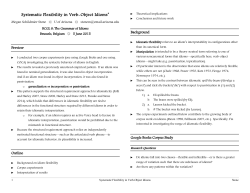 Systematic Flexibility in Verb-Object Idioms
