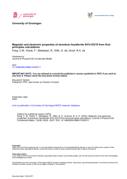 Magnetic and electronic properties of strontium hexaferrite