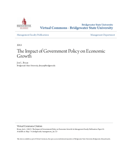 The Impact of Government Policy on Economic Growth