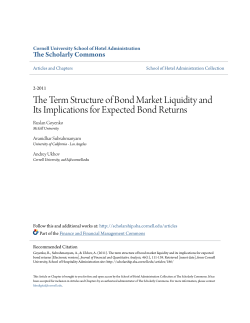 The Term Structure of Bond Market Liquidity and Its Implications for