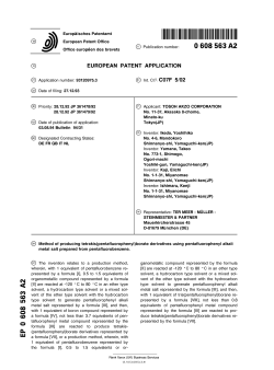 Method of producing tetrakis\pentafluorophenyl\borate derivatives