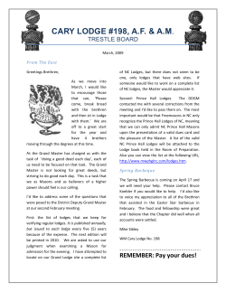 March - Cary Lodge 198