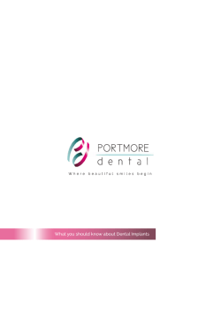 Implant Brochure - Portmore Dental