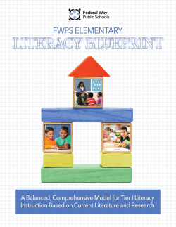 Literacy Blueprint - Federal Way Public Schools