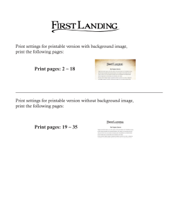 Print pages: 2 ~ 18 Print pages: 19 ~ 35