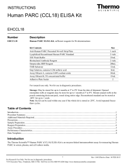 Human PARC (CCL18) ELISA Kit