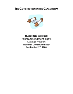 Fourth Amendment Rights College Version