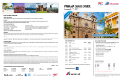 PANAMA CANAL CRUISE