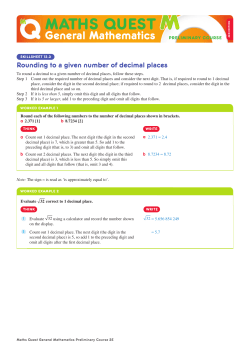 maths quest - general